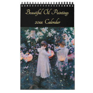 kunst Mooie olieverfschilderijen 2025 Muur Kalender