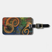 KUNST muziek Bagagelabel (Voorkant horizontaal)