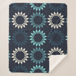 Kunst naadloos patroon. Folkmotief.  geometrie Sherpa Deken
