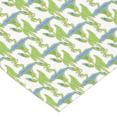 Kunst Nieuw blauw Ipomoea bloembehangsel vodder Korte Tafelloper (Hoek)