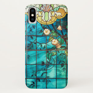 Kunst Nieuw gekleurd glas ziet er Victoriaans uit iPhone X Hoesje