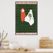  kunst Nieuw kerstfeest 1895 Poster (Keuken)