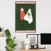  kunst Nieuw kerstfeest 1895 Poster (Thuiskantoor)