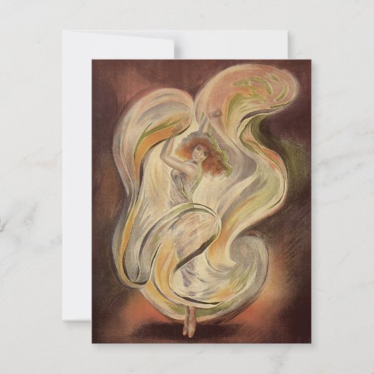 Kunst Nieuw, La Loie Fuller Modern Dancer (Voorkant)