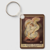  Kunst Nieuw, La Loie Fuller Modern Dancer Sleutelhanger (Voorkant)