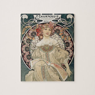 Kunst Nieuwe Alphonse Mucha Kunst schilderen Legpuzzel