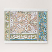 Kunst nieuwe bloem  textielbloem legpuzzel (Horizontaal)