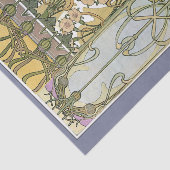 Kunst nieuwe bloemen alphonse mucha florale kunst tissuepapier (Detail)