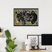  Kunst Nieuwe Ingevulde Teacup Poster (Thuiskantoor)