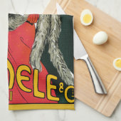 Kunst Nieuwe, Italiaanse Mode Liefde Romance Theedoek (Quarter Fold)