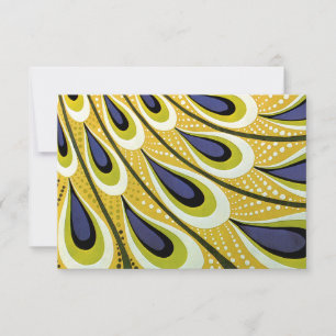  Kunst Nieuwe Peacock Vuurpatroon RSVP