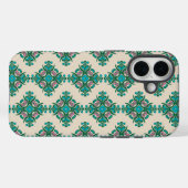   Kunst Nieuwe Tegel Patroon Groen Blauw Case-Mate iPhone Case (Achterkant (horizontaal))