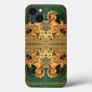 Kunst nieuwe warme chocolade bloemreclame iPhone 13 hoesje