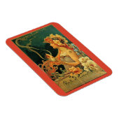 Kunst nieuwe warme chocolade bloemreclame magneet (Rechterzijde)