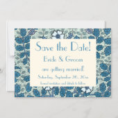  Kunst Nieuwe, Wilde Rozen sparen de Datum Magnetische Uitnodiging (Voorkant)