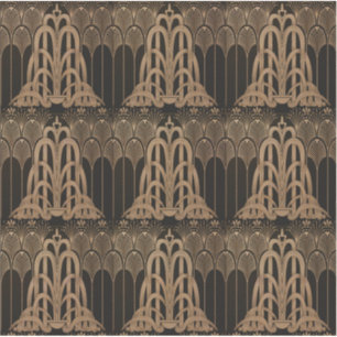 Kunst nouveau,art deco,Black,bronse,elegant,chic,p Sticker