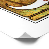  kunst nouveau Mucha Jamaica Rum ad Poster (Hoek)