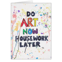 Kunst nu, huiswerk later