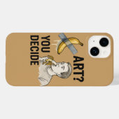 Kunst of snack? Het bananendebat Case-Mate iPhone Case (Achterkant (horizontaal))