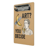 Kunst of snack? Het bananendebat Mini Klembord (Angled2)