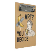 Kunst of snack? Het bananendebat Mini Klembord (Schuin)