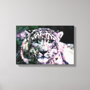 Kunst - omhuld canvas - sneeuwpoppenkapmedium afdruk