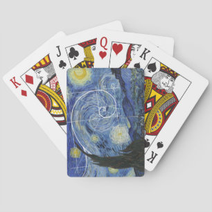 Kunst ontmoet Wiskunde, Van Gogh ontmoet Fibonacc Pokerkaarten