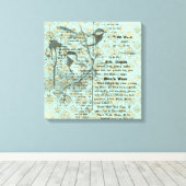  kunst ontwerp op Stretched Canvas (Insitu (Houten vloer))