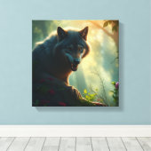 Kunst op canvas afdruk (Insitu (Houten vloer))