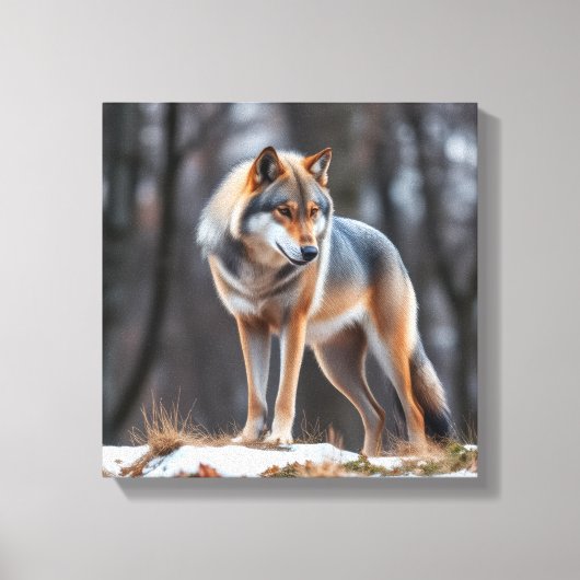 Kunst op canvas afdruk (Voorkant)