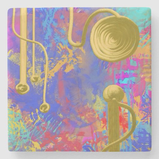 Kunst op de tafel Onderzetters (Voorkant)