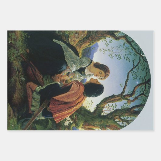 kunst, overs in Dusk, Sir Joseph Noel Paton Inpakpapier Vel (Voorkant 3)