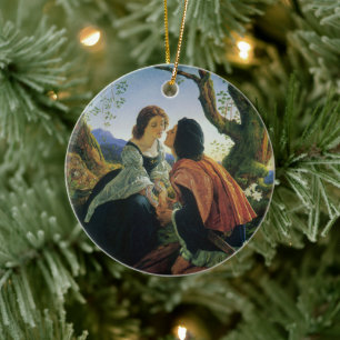 kunst, overs in Dusk, Sir Joseph Noel Paton Keramisch Ornament