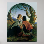 kunst, overs in Dusk, Sir Joseph Noel Paton Poster (Voorkant)