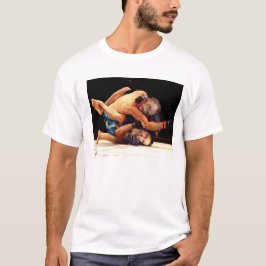 Kunst parodie T-shirt. Gemengde martiele kunst T-shirt