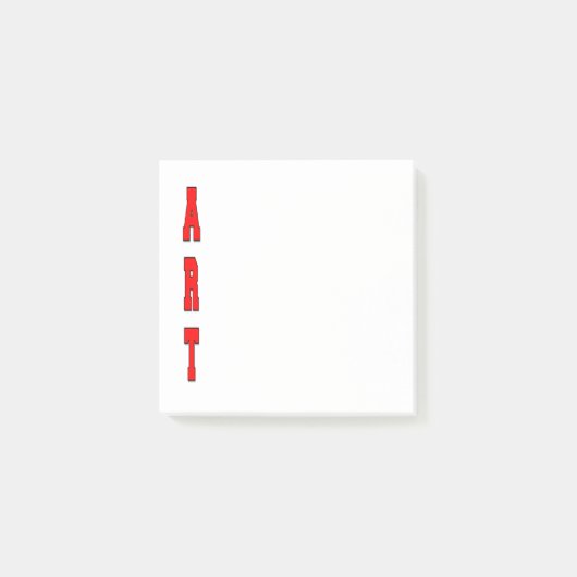 Kunst Post-it® Notes (Voorkant)