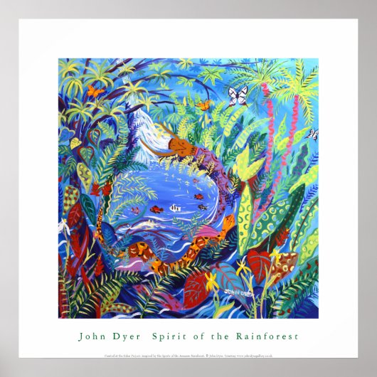 Kunst Poster: Geest van het Amazonewoud Poster (Voorkant)