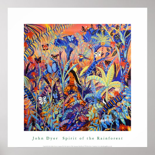 Kunst Poster: Geest van het Amazonewoud Poster (Voorkant)