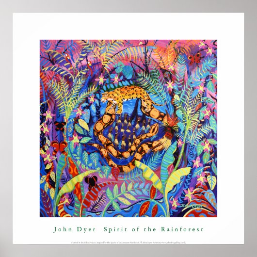 Kunst Poster: Geest van het Amazonewoud Poster (Voorkant)