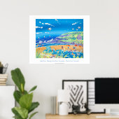 Kunst Poster: Spelen in de rivier, kerkduif Poster (Thuiskantoor)