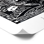 Kunst Poster: St Ives, Cornwall. Lino Cut Afbeeldi Poster (Hoek)