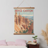  kunst poster van Bryce Canyon. Hangend Wandkleed (Slaapkamer)
