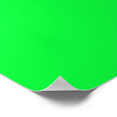 Kunst Potpourri Groene Minimalistische Tekening Poster (Hoek)