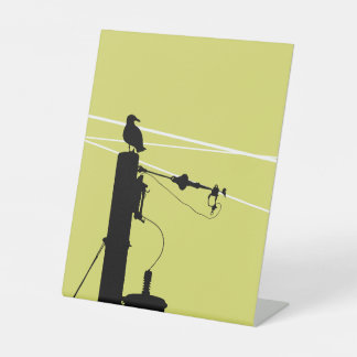 Kunst Reclamebord Met Voetstuk