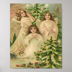  Kunst Russische kerstangels Poster