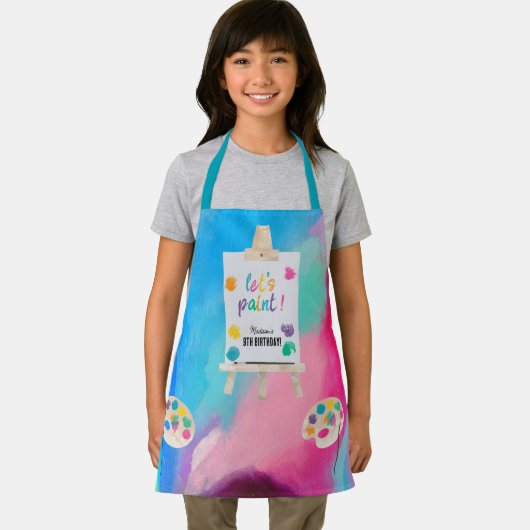 Kunst Schilderen Ambacht Kunstenaar Verf Verjaarda Schort (Insitu)