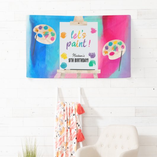 Kunst Schilderen Ambacht Kunstenaar Verf Verjaarda Spandoek (Insitu)