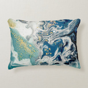 Kunst, schilderij - Natuurlijke grijze kleur: meta Accent Kussen