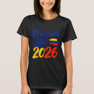 Kunst shirt Venezuela Libre Patriottische Vrijheid