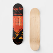 KUNST SKATEBOARD/JAPAN COLLECTIE/SAMURAI SKATEBOARD (Voorkant)